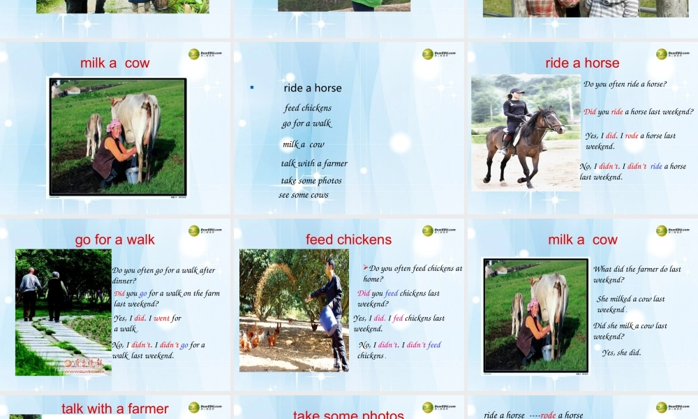 【名师精品】2 unit 11 How was your school trip？Section A(1a-1c)课件.ppt