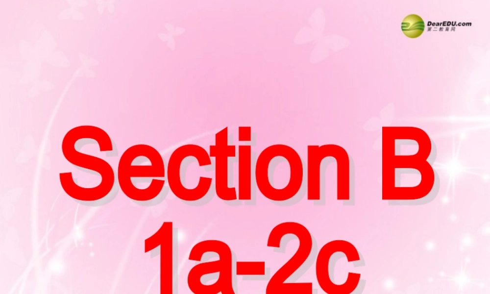 【名师精品】2 unit 12 What did you do last weekend Section B(1a-2c)课件.ppt