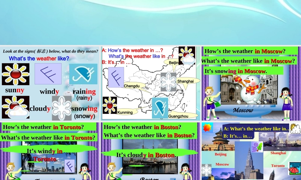 【名师精品】2 unit 7 It's raining课件.ppt