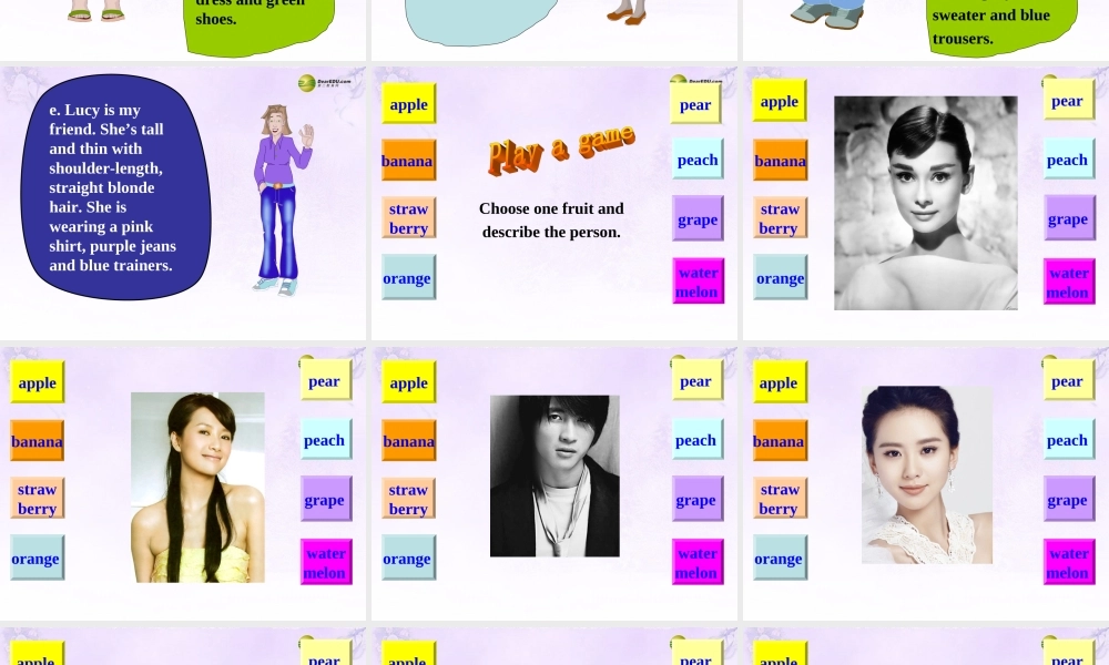 【名师精品】2 unit 9 What does he look like Section B(1a-2c)课件.ppt