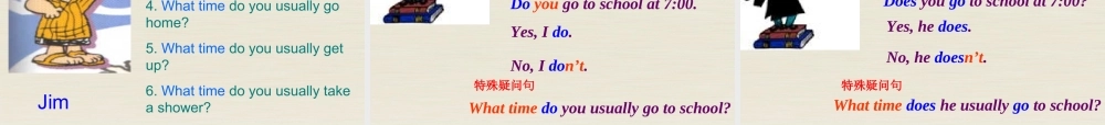 【名师精品】3 Unit 2 What time do you go to school（第二课时）课件.ppt