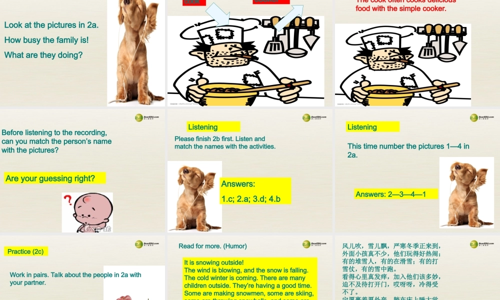 【名师精品】3 Unit 7 It’s raining（第一课时）课件.ppt