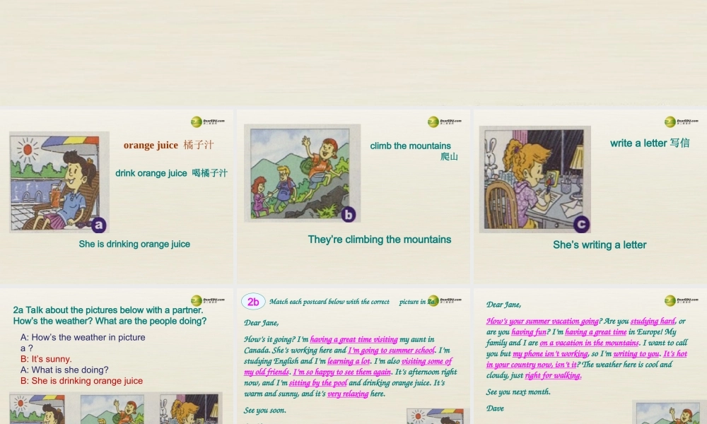 【名师精品】3 Unit 7 It’s raining（第六课时）课件.ppt