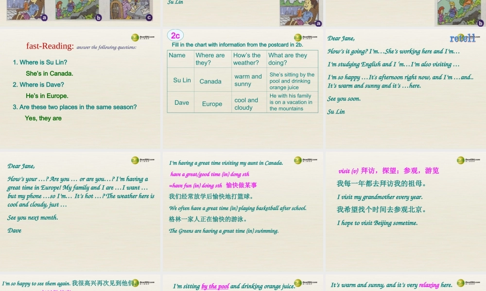 【名师精品】3 Unit 7 It’s raining（第六课时）课件.ppt