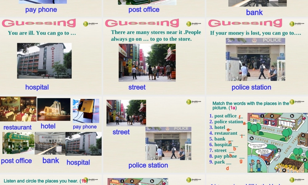 【名师精品】3 Unit 8 Is there a post office near here（第一课时）课件.ppt