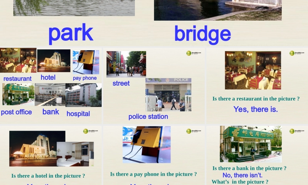 【名师精品】3 Unit 8 Is there a post office near here（第二课时）课件.ppt