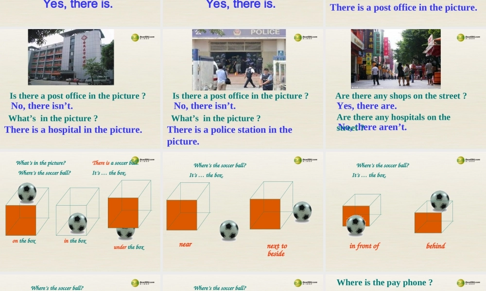 【名师精品】3 Unit 8 Is there a post office near here（第二课时）课件.ppt