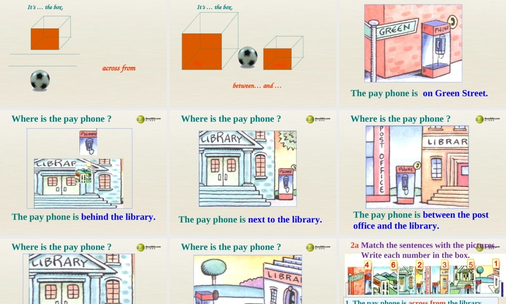 【名师精品】3 Unit 8 Is there a post office near here（第二课时）课件.ppt