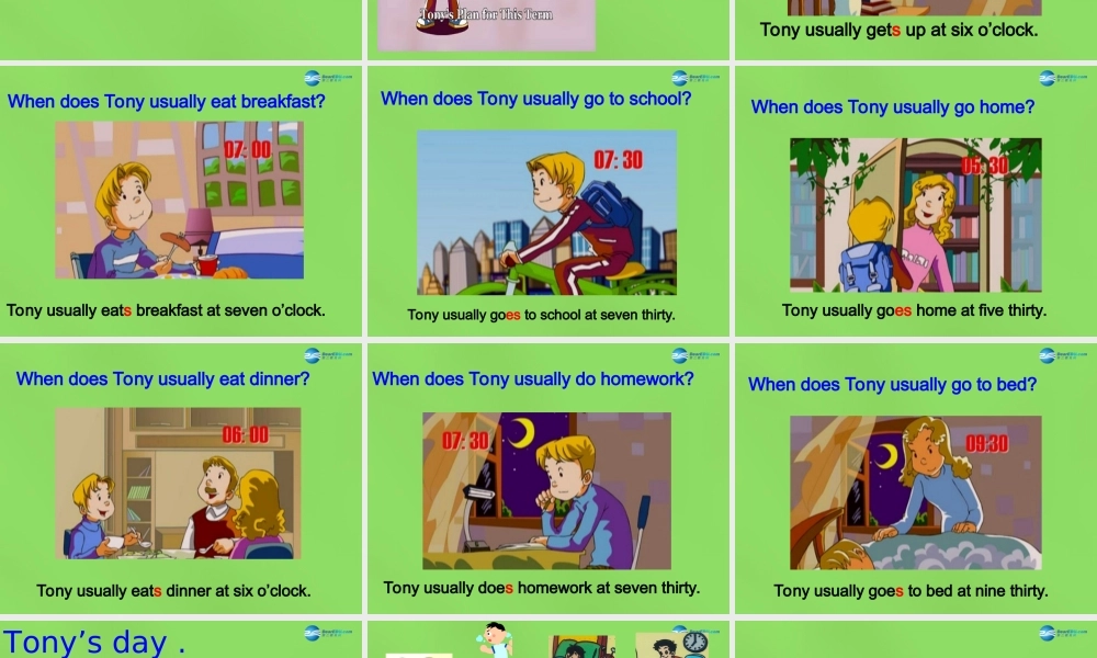 【名师精品】6 Unit 2 What time do you go to school Section B2课件.ppt