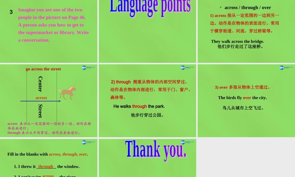 【名师精品】6 Unit 8 Is there a post office near here Period 5课件.ppt