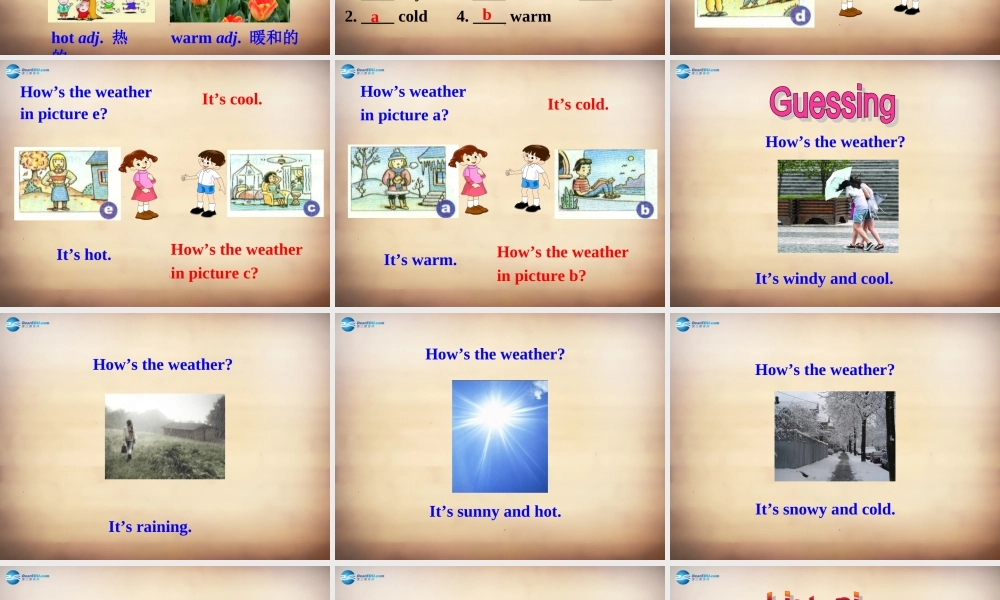 【名师精品】7Unit 7 It's raining Section B课件1.ppt