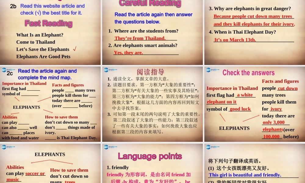 【名师精品】7Unit 5 Why do you like pandas Section B课件1.ppt