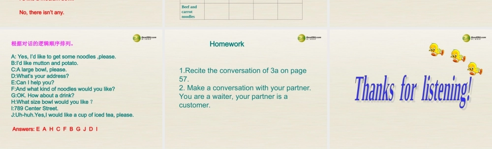 【名校精品】 2Unit 10 I'd like some noodlesPeriod课件2.ppt