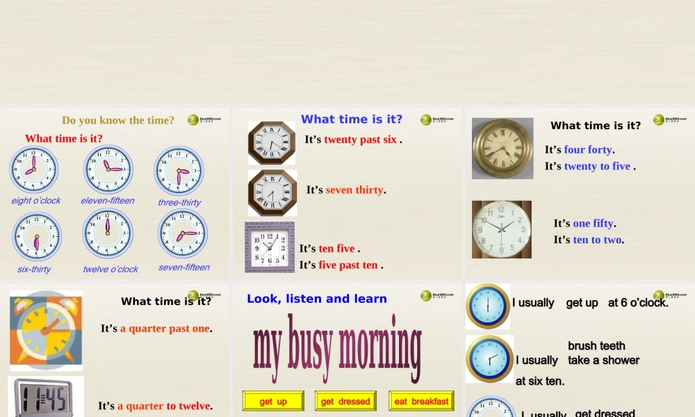 【名校精品】 2Unit 2 What time do you go to schoolPeriod课件1.ppt