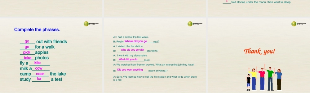 【名校精品】 2Unit 12 What did you do last weekendPeriod课件4.ppt