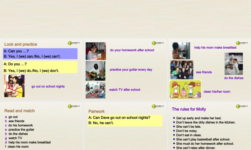 【名校精品】 2Unit 4 Don't eat in classPeriod课件3.ppt