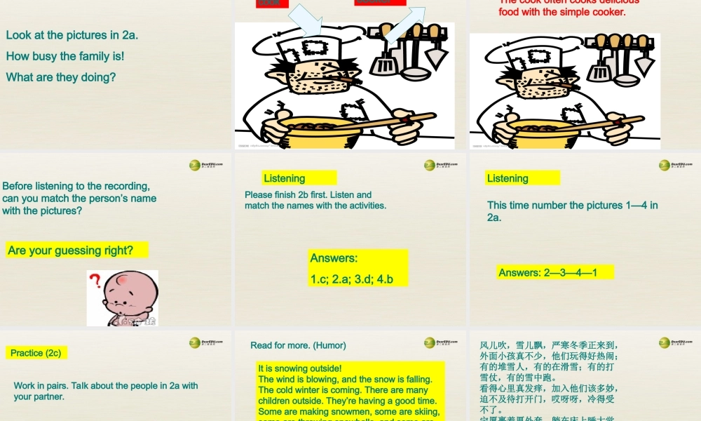 【名校精品】 2Unit 7 It's raining!Period课件1.ppt