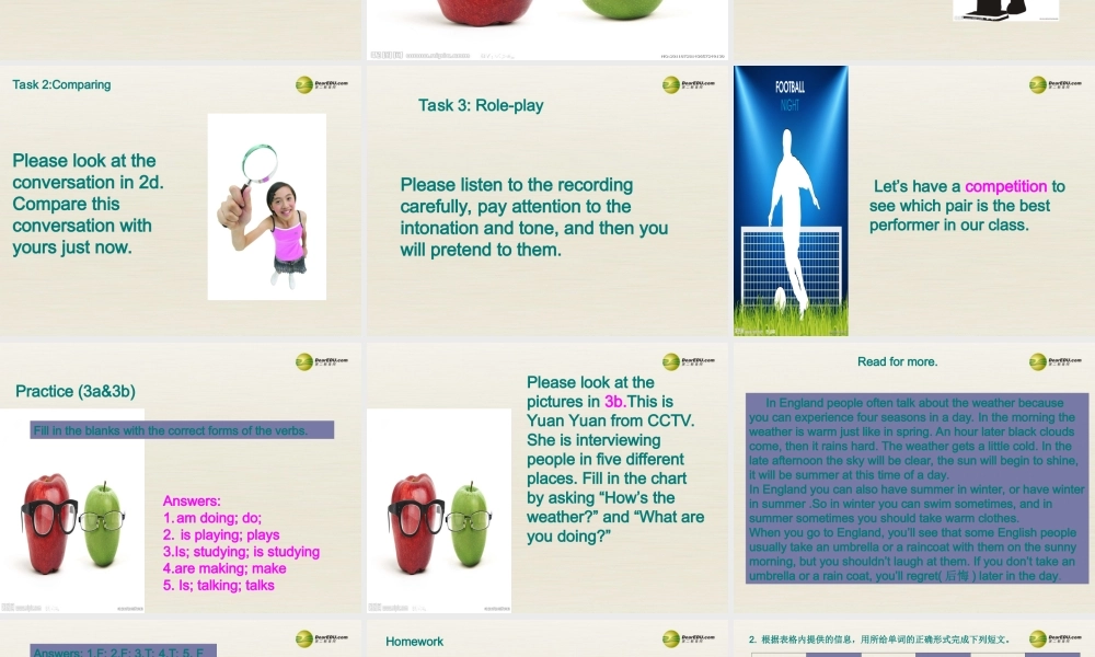 【名校精品】 2Unit 7 It's raining!Period课件2.ppt