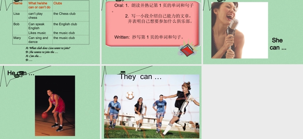 【江苏省】 《Unit 1 Can you play the guitar》课件1.ppt