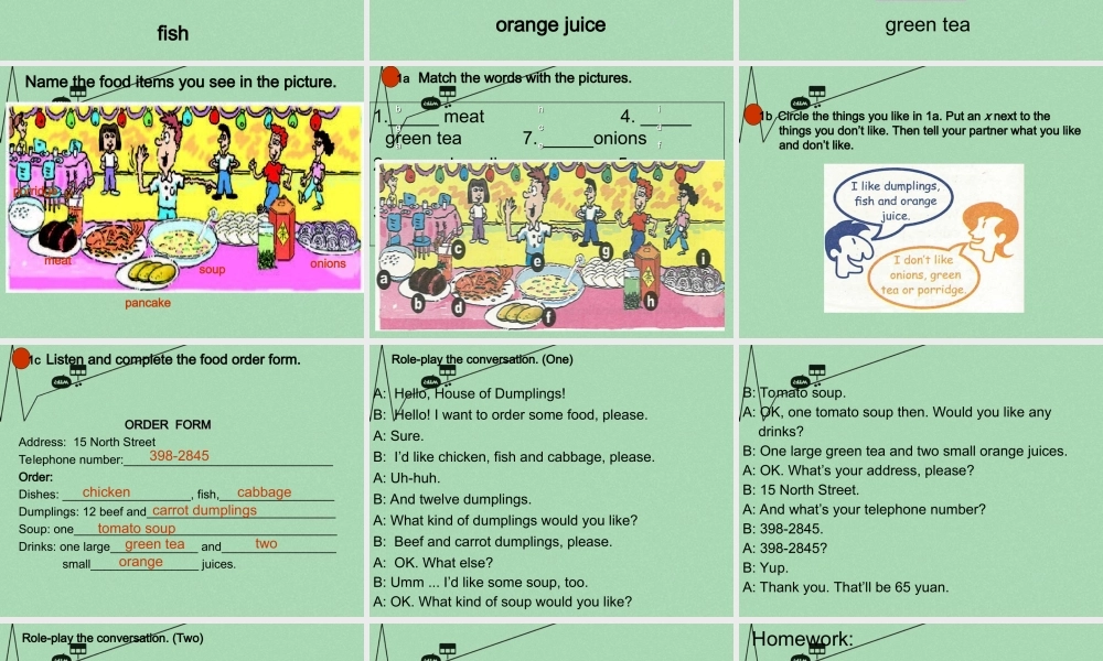 【江苏省】 《Unit 10 I'd like some noodles》课件3.ppt