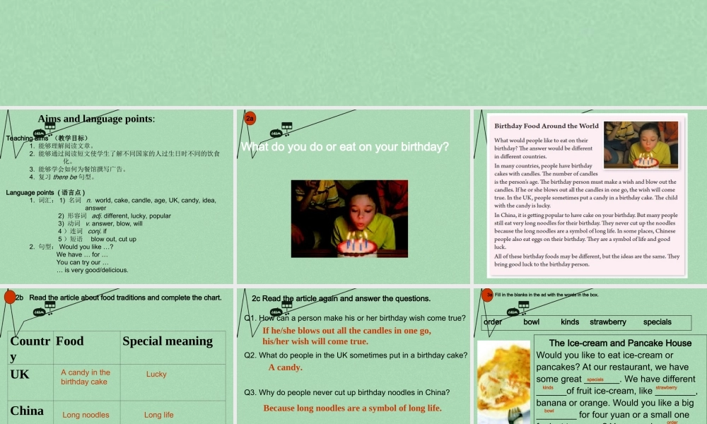 【江苏省】 《Unit 10 I'd like some noodles》课件4.ppt