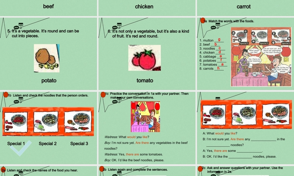 【江苏省】 《Unit 10 I'd like some noodles》课件1.ppt