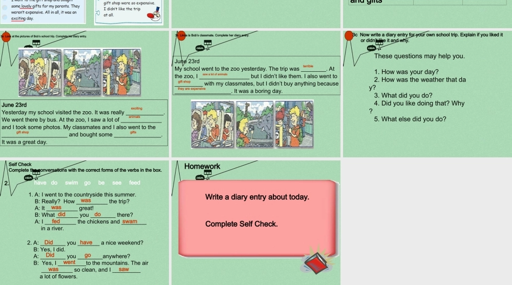 【江苏省】 《Unit 11 How was your school trip》课件4.ppt