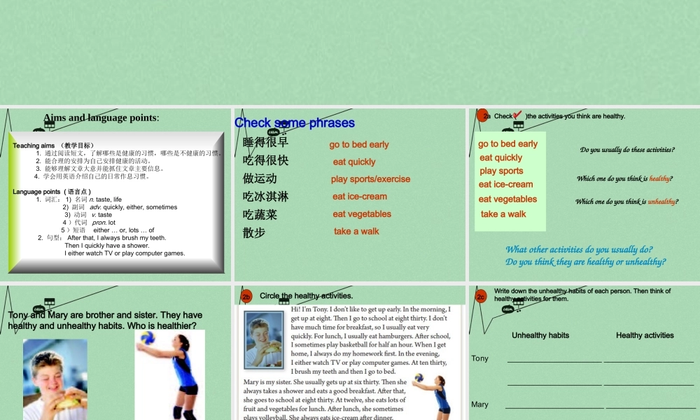 【江苏省】 《Unit 2 What time do you go to school》课件4.ppt