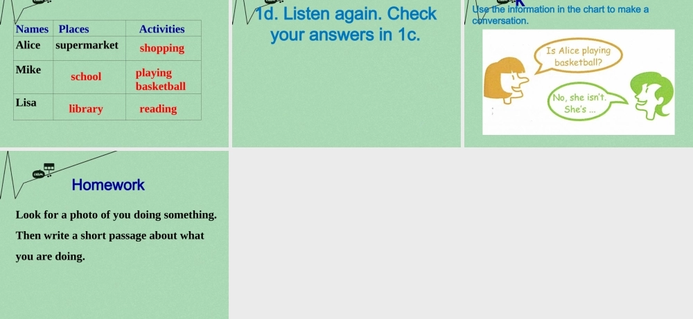 【江苏省】 《Unit 6 I'm watching TV》课件3.ppt
