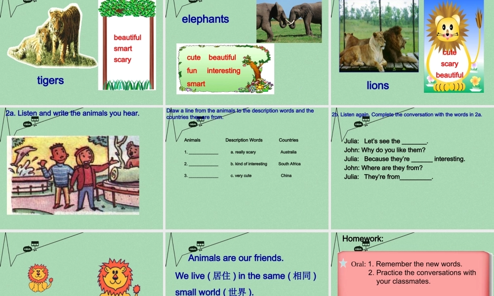 【江苏省】 《Unit 5 Why do you like pandas edited》课件1.ppt