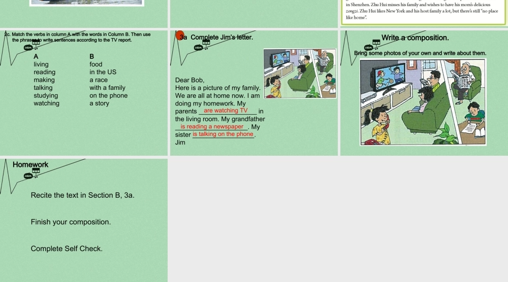 【江苏省】 《Unit 6 I'm watching TV》课件4.ppt