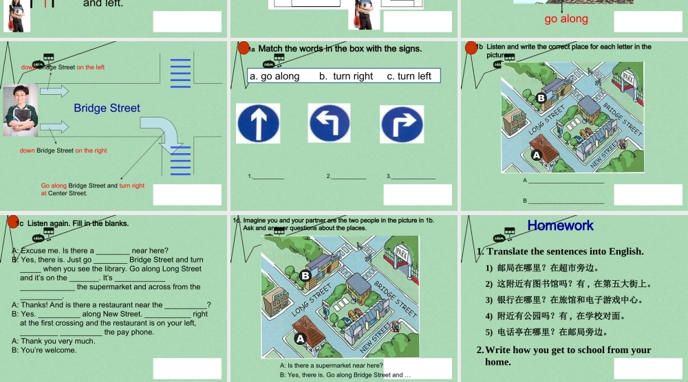 【江苏省】 《Unit 8 Is there a post office near here》课件3.ppt