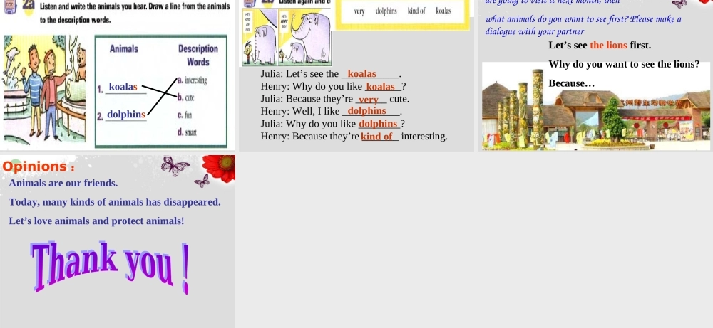 【浙江省】 《Unit 5 Why do you like koalas？lesson 1》课件.ppt