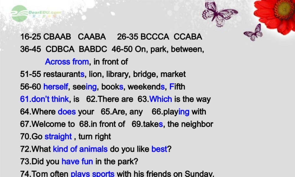 【浙江省】 《Unit 9 What does he look like？Lesson 4》课件.ppt