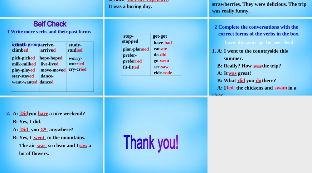 【湖北省】2Unit 11 How was your school trip Section B课件2.ppt