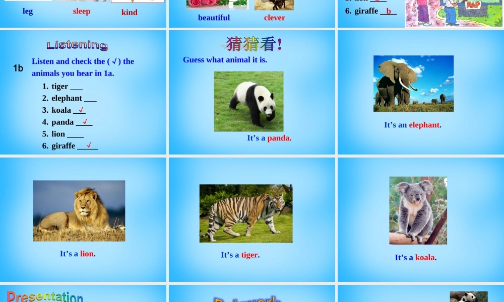 【湖北省】2Unit 5 Why do you like pandas Section A课件1.ppt
