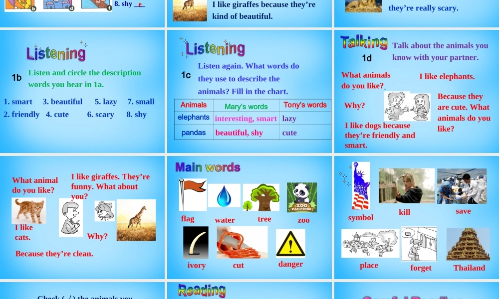 【湖北省】2Unit 5 Why do you like pandas Section B课件1.ppt