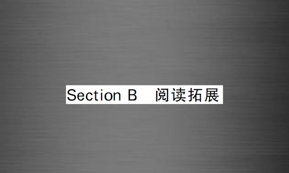 【课堂内外】九年级英语全册 Unit 12 Life is full of the unexpected Section B阅读拓展课件.ppt
