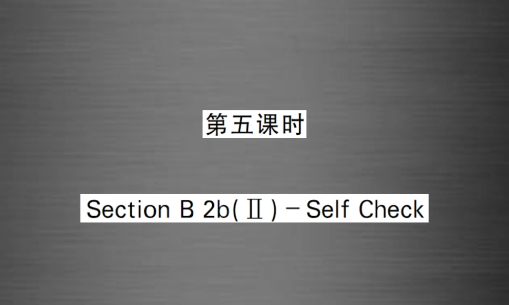 【课堂内外】九年级英语全册 Unit 13 We’re trying to save the earth（第5课时）课件.ppt