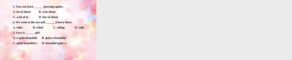 【金榜学案】Unit 11 How was your school trip Section A(1a-2d)课件.ppt