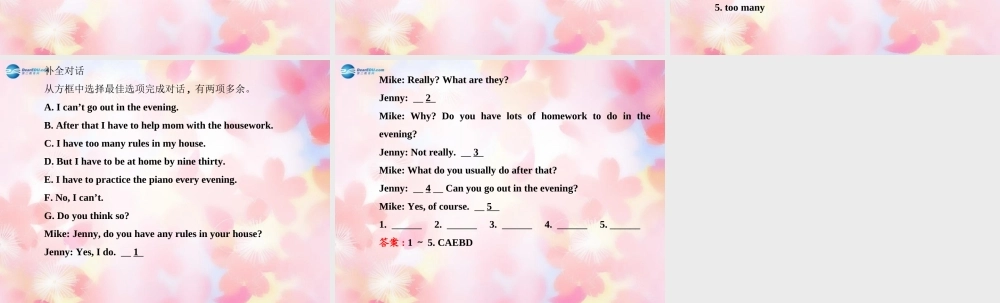 【金榜学案】Unit 4 Section B(3a-Self Check)课件.ppt