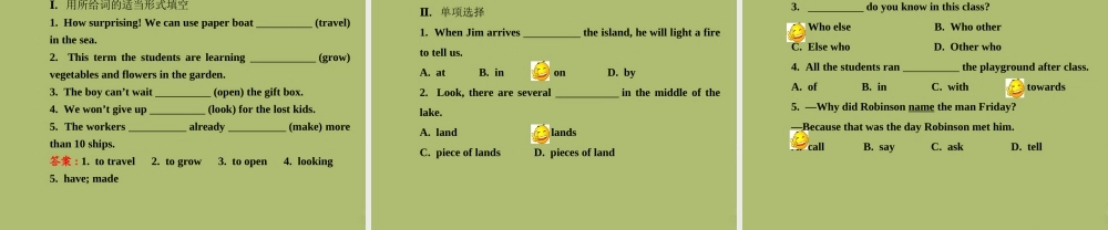 【金榜学案】八年级英语下册 Unit 8 Have you read Treasure Island yetSection A (3a-4c)课件 .ppt