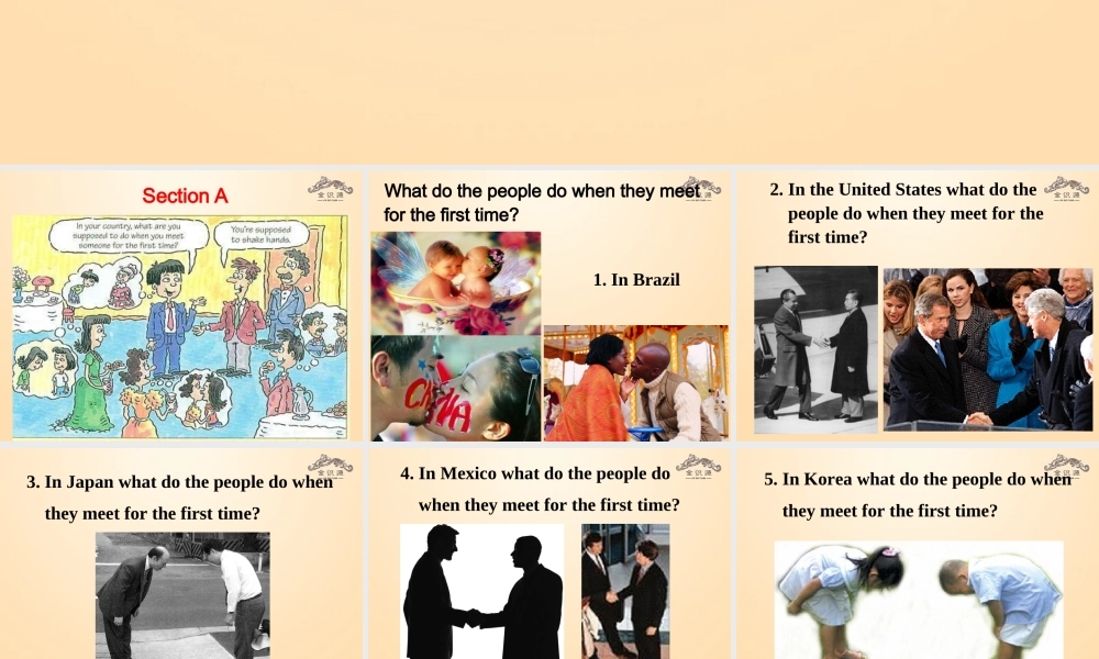 【金识源】九年级英语全册 Unit 10 You’re supposed to shake hands（第2课时）课件.ppt