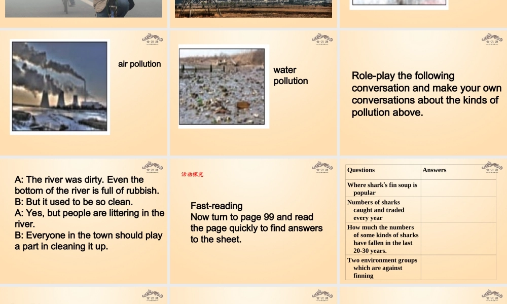 【金识源】九年级英语全册 Unit 13 We’re trying to save the earth（第1课时）课件.ppt