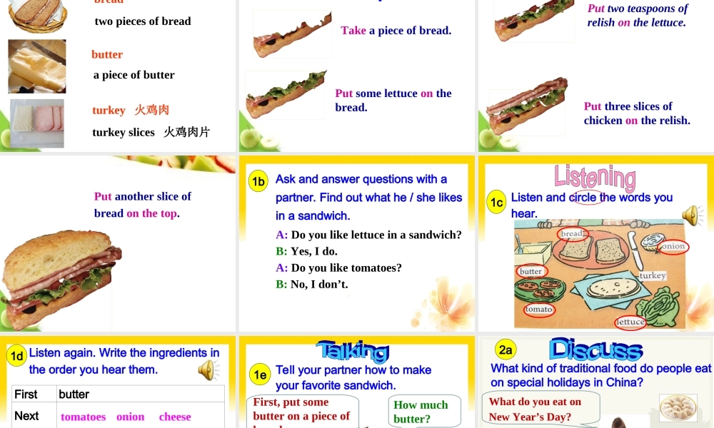 【金识源】八年级英语上册 Unit 8 How do you make a banana milk shake（第3课时）课件.ppt