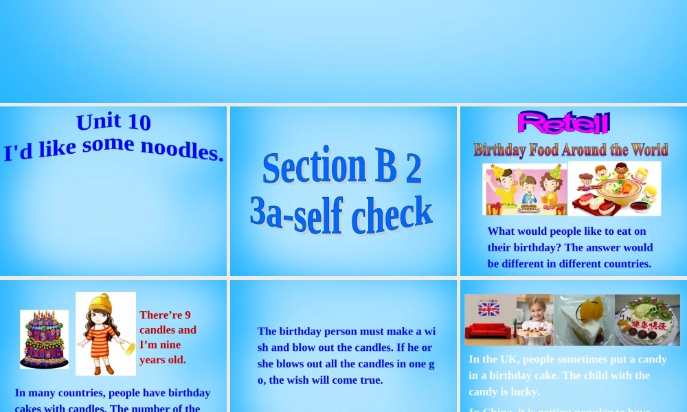 【陕西省】Unit 10 I’d like some noodles课件4.ppt