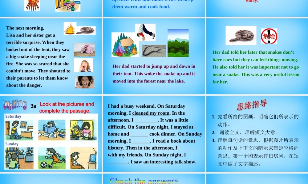 【陕西省】Unit 12 What did you do last weekend课件4.ppt