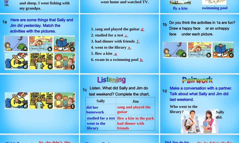 【陕西省】Unit 12 What did you do last weekend课件3.ppt