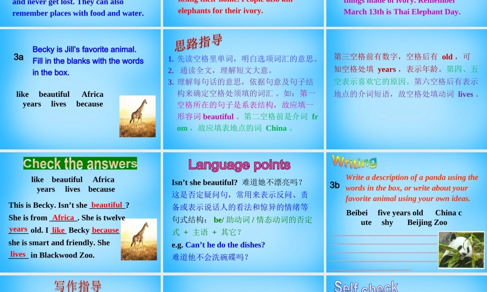 【陕西省】Unit 5 Why do you like pandas课件4.ppt