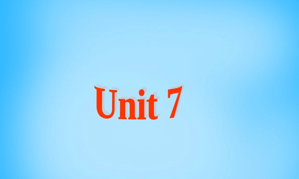 【陕西省】Unit 7 It’s raining课件1.ppt